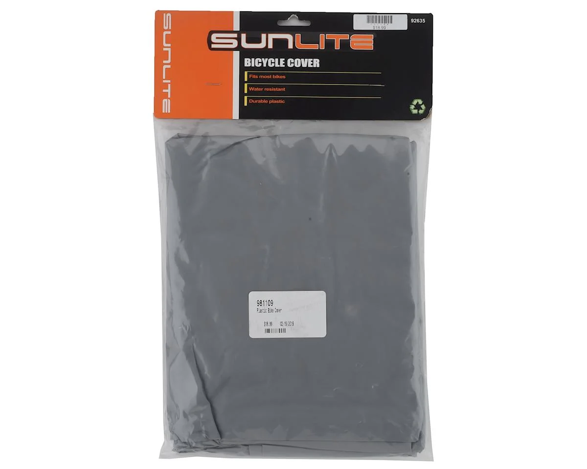 Sunlite Plastic Bike Cover (Silver) - view 2